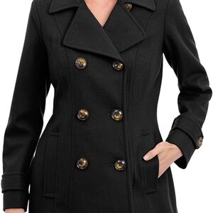 TAN Anne Klein peacoat